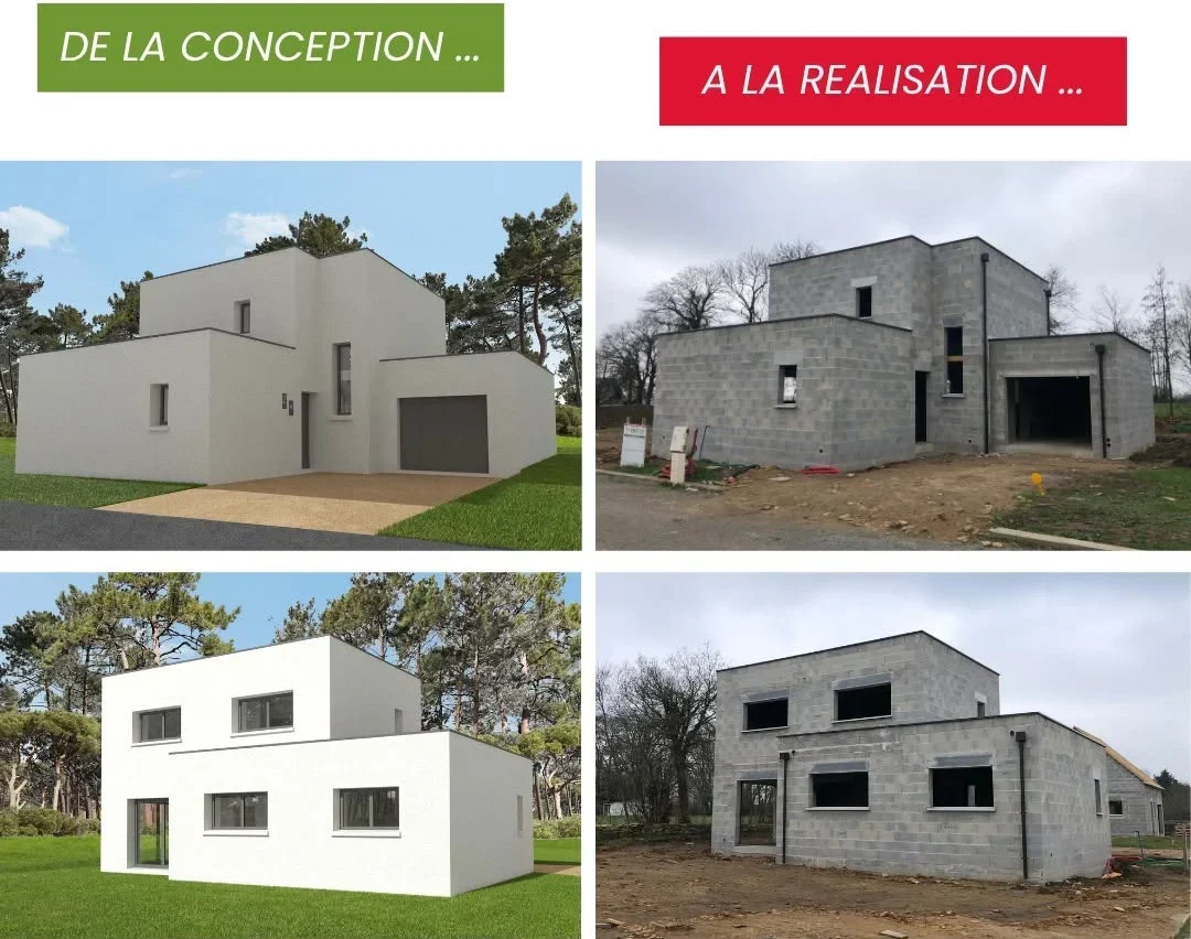 Realisation dune maison Ty Breiz a Locunole dans le Finistere Sud